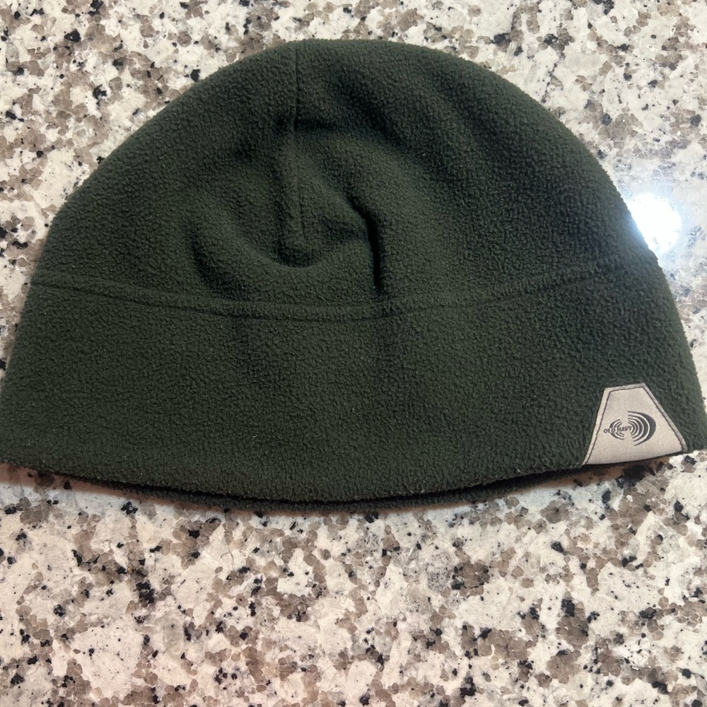 Old Navy Green Fleece Beanie